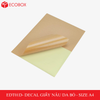  EDT01D - Decal giấy da bò A4 - 50 tờ/ xấp 