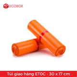  100 Túi/Pack Nilon giao hàng Màu Cam ET0C - 30x17 cm 