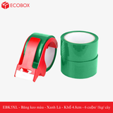  EBK5XL - Băng keo màu - Xanh Lá - Khổ 4.8cm - 6 cuộn/ 1kg/ cây 