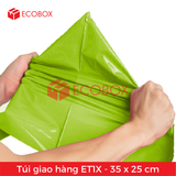  100 Túi/Pack Nilon giao hàng ET1X - 35x25 cm 