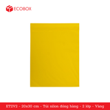  ET2V2 - 20x30 cm - Túi nilon đóng hàng - 2 lớp - Vàng 