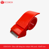  EDC01N - Dao cắt băng keo nhựa 100 yard - Khổ 5cm 