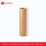  EGH1N - 0.5x50m - CUỘN GIẤY KRAFT GÓI HÀNG MÀU NÂU 