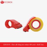  EDC01N - Dao cắt băng keo nhựa 100 yard - Khổ 5cm 