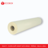  EGH1T - 0.5x50m - CUỘN GIẤY KRAFT GÓI HÀNG MÀU TRẮNG 