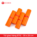  100 Túi/Pack Nilon giao hàng ET1C - 35x25 cm 