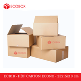  EEC18 - 25x15x10 cm - Hộp Carton Siêu Tiết Kiệm ECONO 