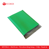  ET2XL2 - 20x30 cm - Túi nilon đóng hàng - 2 lớp - Xanh lá 