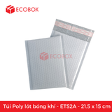  ETS2A - 21.5x15 cm - Túi Poly Bọc Bóng Khí 