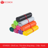  ET5XD2 - 38x52 cm - Túi nilon đóng hàng - 2 lớp - Xanh dương 