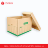  ES03A - 34x24x24 cm - Thùng đựng hồ sơ A4 nắp rời 