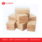  EEC22 - 25x22x20 cm - Hộp Carton Siêu Tiết Kiệm ECONO 