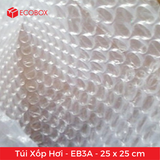  EB3A - 25x25 cm - Túi Bóng Khí - Màng Xốp Hơi 