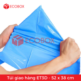 100 Túi/Pack Nilon giao hàng ET3D - 52x38 cm 