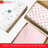  EGPI05 - Tấm giấy Pelure gói hàng in họa tiết - 60x40 cm 