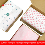  EGPI01 - Tấm giấy Pelure gói hàng in họa tiết - 60x40 cm 