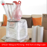  EPE1D - Màng co PE trong - Khổ 25cm x 0.9kg/ CUỘN 
