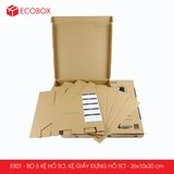  ES01 - Bộ 5 kệ hồ sơ, Kệ giấy đựng hồ sơ - 26x10x30 cm 