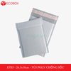  ETS3 - 26.5x18cm - Túi poly chống sốc - Trắng xám 