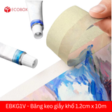  EBKG1V - Băng keo giấy khổ 1.2cm x 10m 