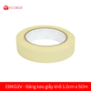  EBKG3V - Băng keo giấy khổ 1.2cm x 50m 