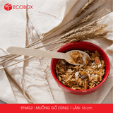  EFMG2 - Muỗng gỗ dùng 1 lần - 16 cm 