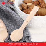  EFMG1 - Muỗng gỗ dùng 1 lần - 10.5 cm 