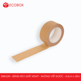  EBKG2N - Băng keo giấy Kraft - Mặt trơn không viết được - 4.5cm x 35m 