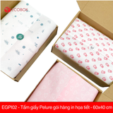  EGPI02 - Tấm giấy Pelure gói hàng in họa tiết - 60x40 cm 