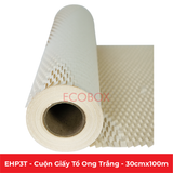  EHP3TC - 30cm x 100m - Cuộn giấy tổ ong - Kraft trắng Cao Cấp 