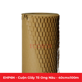  EHP6N - 0.4x100 m - Cuộn Giấy Tổ Ong Nâu Chống Sóc Đóng Hàng 