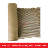  EHP7X - 0.5x25 m - Cuộn Giấy Tổ Ong Xám Chống Sóc Đóng Hàng 