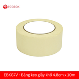  EBKG7V - Băng keo giấy khổ 4.8cm x 10m 