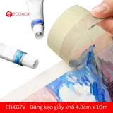  EBKG7V - Băng keo giấy khổ 4.8cm x 10m 