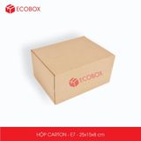  E7 - 25x15x8 cm - Thùng hộp carton 