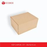  E71 - 25x15x15 cm - Thùng hộp carton 