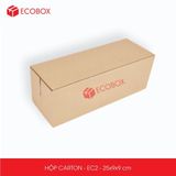  EC2 - 25x9x9 cm - Thùng hộp carton - Hộp cao 