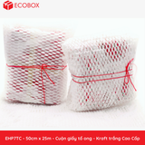  EHP7TC - 50cm x 25m - Cuộn giấy tổ ong - Kraft trắng Cao Cấp 
