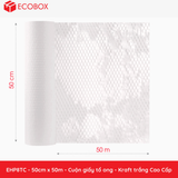  EHP8TC - 50cm x 50m - Cuộn giấy tổ ong - Kraft trắng Cao Cấp 