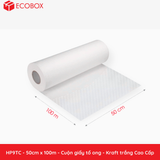  EHP9TC - 50cm x 100m - Cuộn giấy tổ ong - Kraft trắng Cao Cấp 