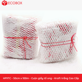  EHP9TC - 50cm x 100m - Cuộn giấy tổ ong - Kraft trắng Cao Cấp 