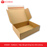  ENGK01 - 12x8x5cm - HỘP NẮP GÀI HÔNG KEO NIÊM PHONG 