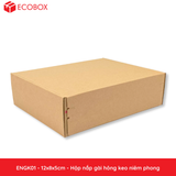  ENGK01 - 12x8x5cm - HỘP NẮP GÀI HÔNG KEO NIÊM PHONG 