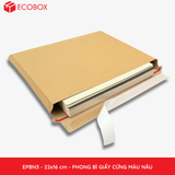  EPBN3 - 22x16 cm - PHONG BÌ GIẤY CỨNG MÀU NÂU 