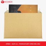  EPBN4 - 26x19 cm - PHONG BÌ GIẤY CỨNG MÀU NÂU 