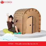  Nhà Giấy Carton Lắp Ráp Cho Bé - EFK01 