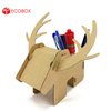  EFK03C - Đựng bút lắp ráp hình con hươu bằng giấy carton 