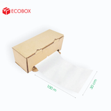  EGHB1M - Hộp giấy cuộn MG - Pelure gói hàng màu trắng - 0.3x100m 