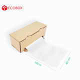  EGHB2M - Hộp giấy cuộn MG - Pelure gói hàng màu trắng - 0.4x100m 