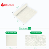  EHPB0T - Hộp giấy kraft tổ ong - Trắng - 0.2x50 m 